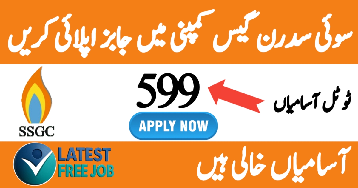 Latest Sui Southern Gas Company Limited SSGC Jobs 2025 Apply Online