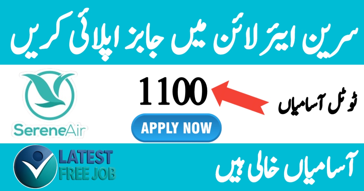 SereneAir Jobs 2025 – Customer Service Counselor at Airport