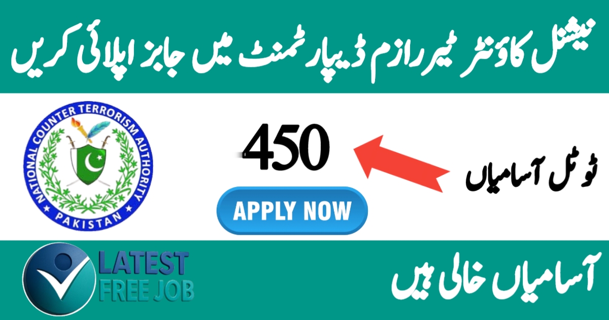 NACTA National Counter Terrorism Authority Jobs 2025